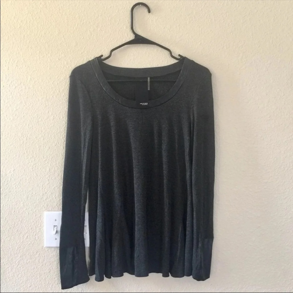Heather by Bordeaux Charcoal Grey Tunic